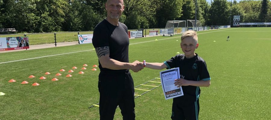 Certificaat Pro talent training Finn 2