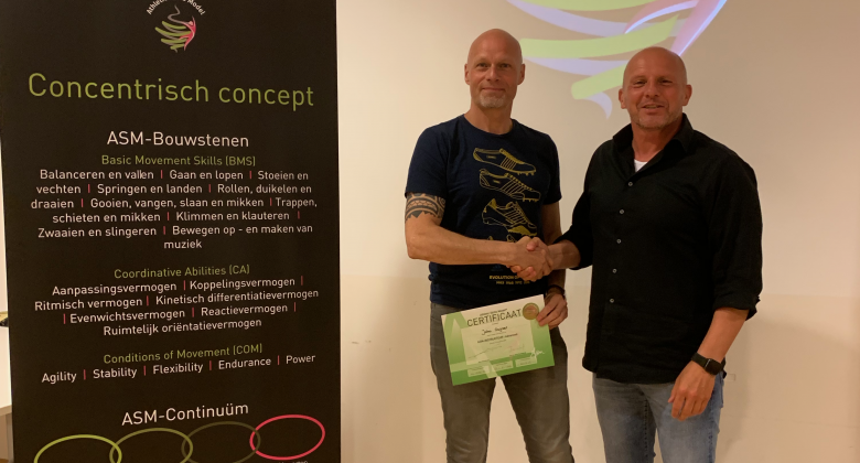 Diploma ASM met Rene Wormhout