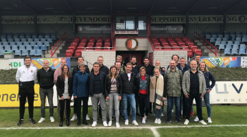 bezoek van Johan Cruijff Alumni aan Feijenoord Jeugdopleiding