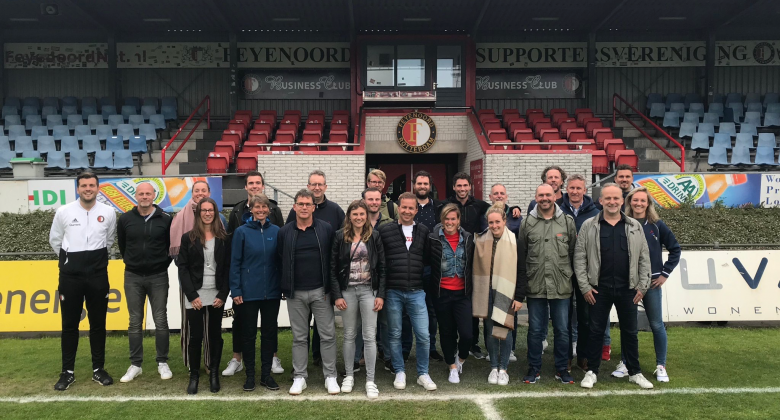 bezoek van Johan Cruijff Alumni aan Feijenoord Jeugdopleiding