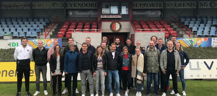 bezoek van Johan Cruijff Alumni aan Feijenoord Jeugdopleiding